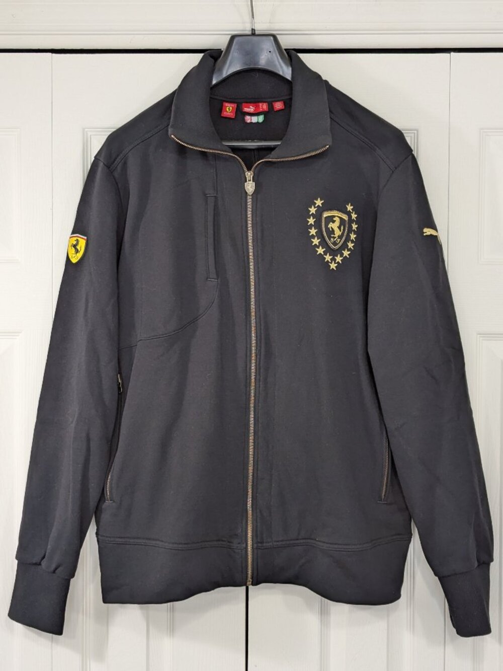 Puma Scuderia Ferrari F1 Racing Black Track Jacket